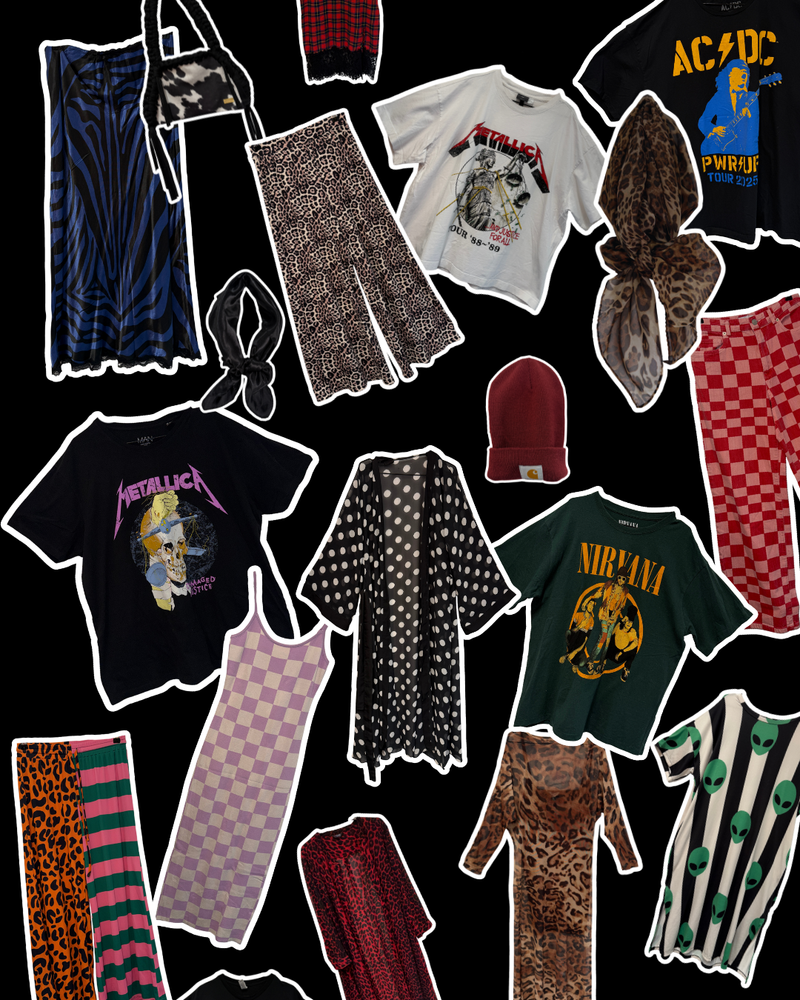 thrifted clothing
