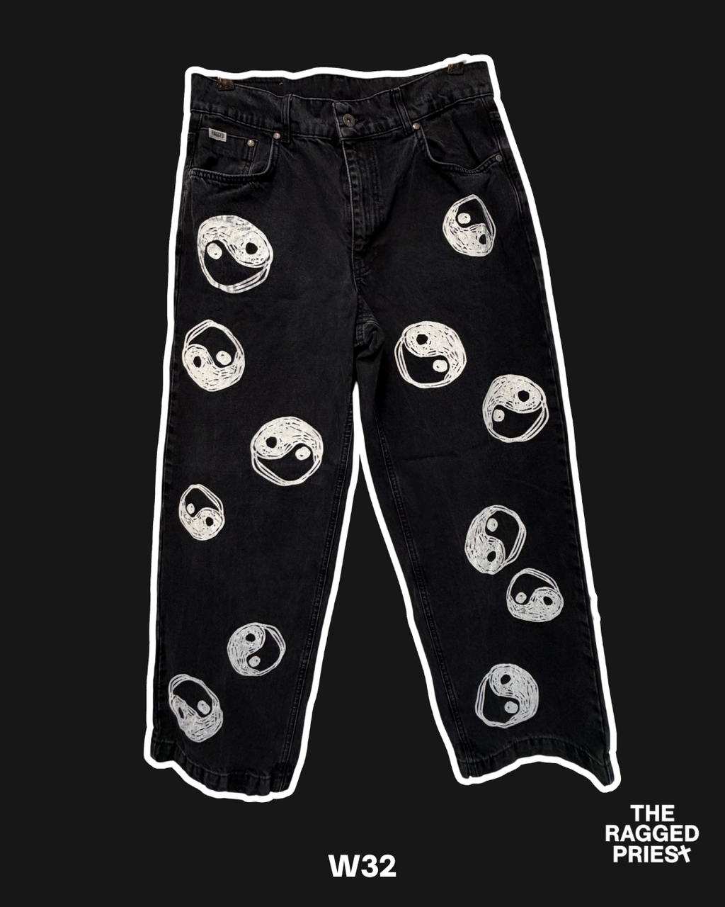 THE RAGGED PREIST YIN & YANG JEANS - W32