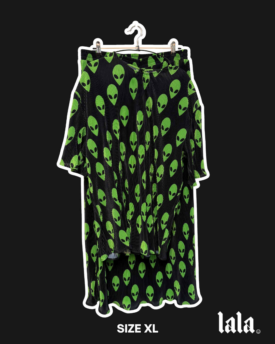 DRESSED IN LALA ALIEN PLISSE SET - XL