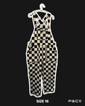 P&CO CHECKERBOARD OVERALLS - 16