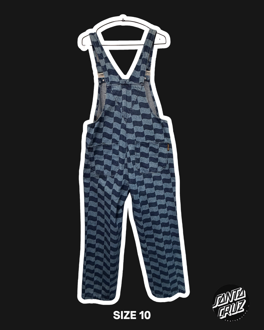 SANTA CRUZ CHECKERBOARD OVERALLS - 10