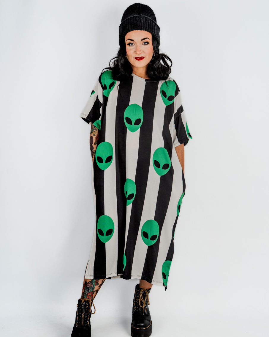 ALIEN OUTCAST MIDI DRESS