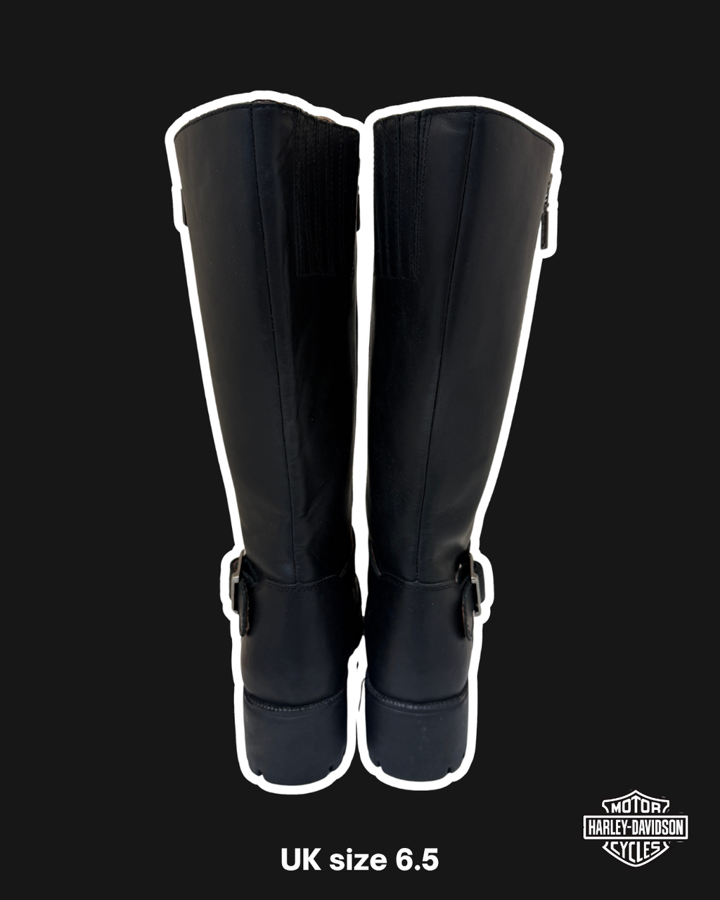 HARLEY DAVIDSON MOTORCYCLE BOOTS - UK 6.5