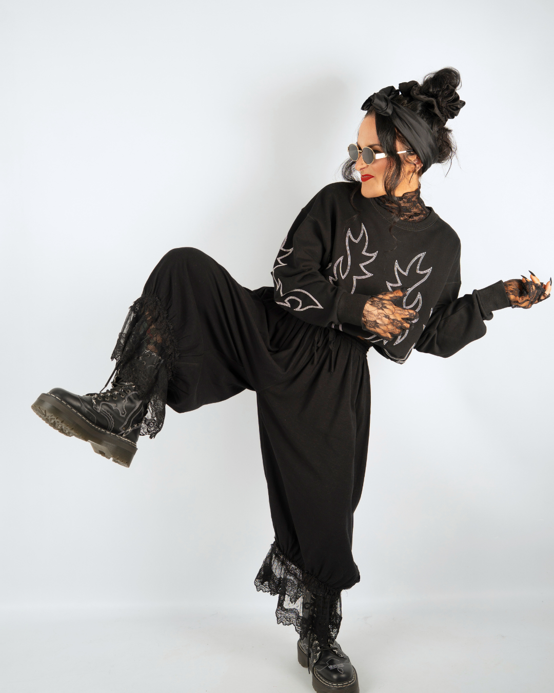 BAD BLOOMER LACE BALLOON PANTS