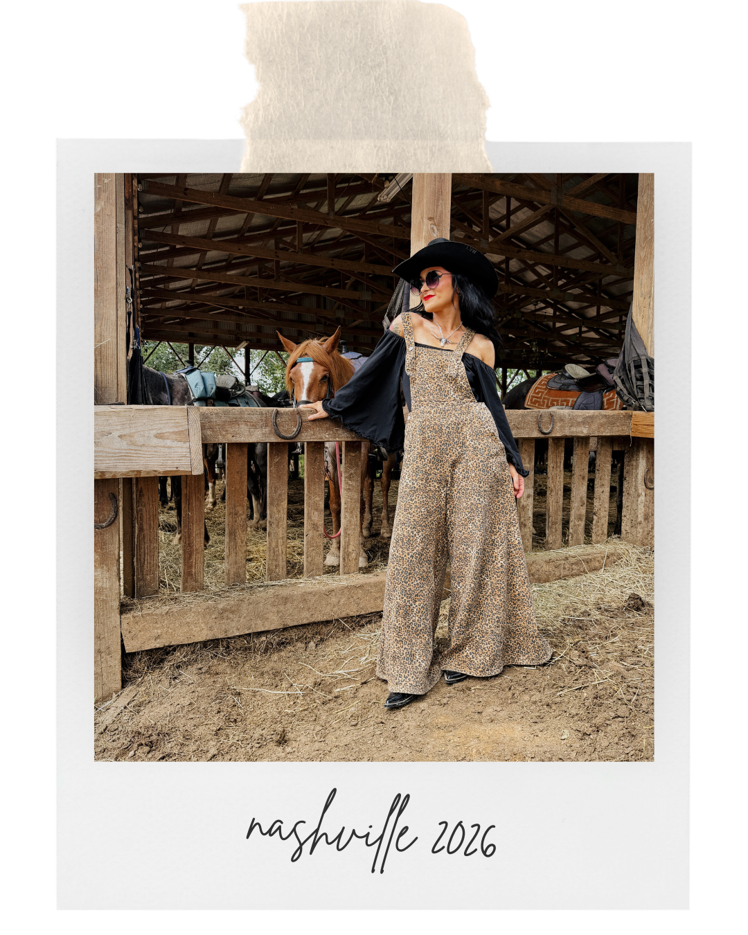 LEOPARD WIDE LEG DENIM OVERALLS