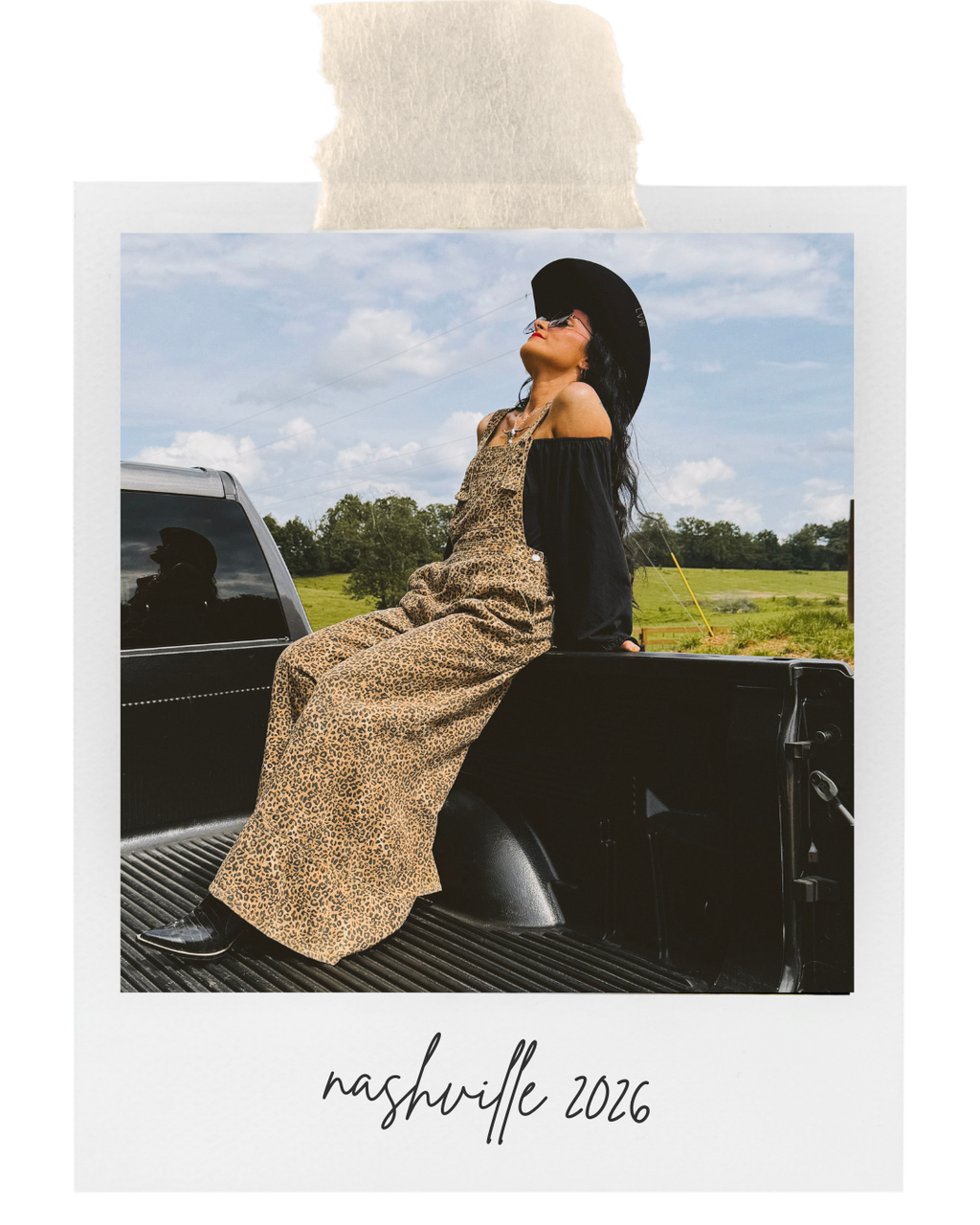 LEOPARD WIDE LEG DENIM OVERALLS