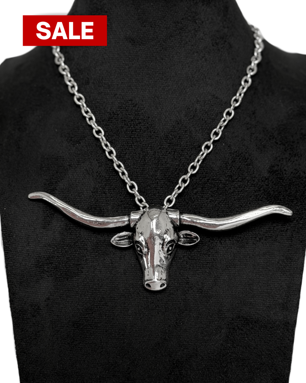 NIGHT RIDER LONGHORN COW CHAIN