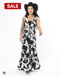 RANCH REBEL COW PRINT SET